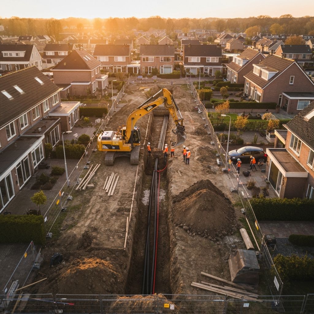 Infrastructuurwerkzaamheden vanuit de lucht